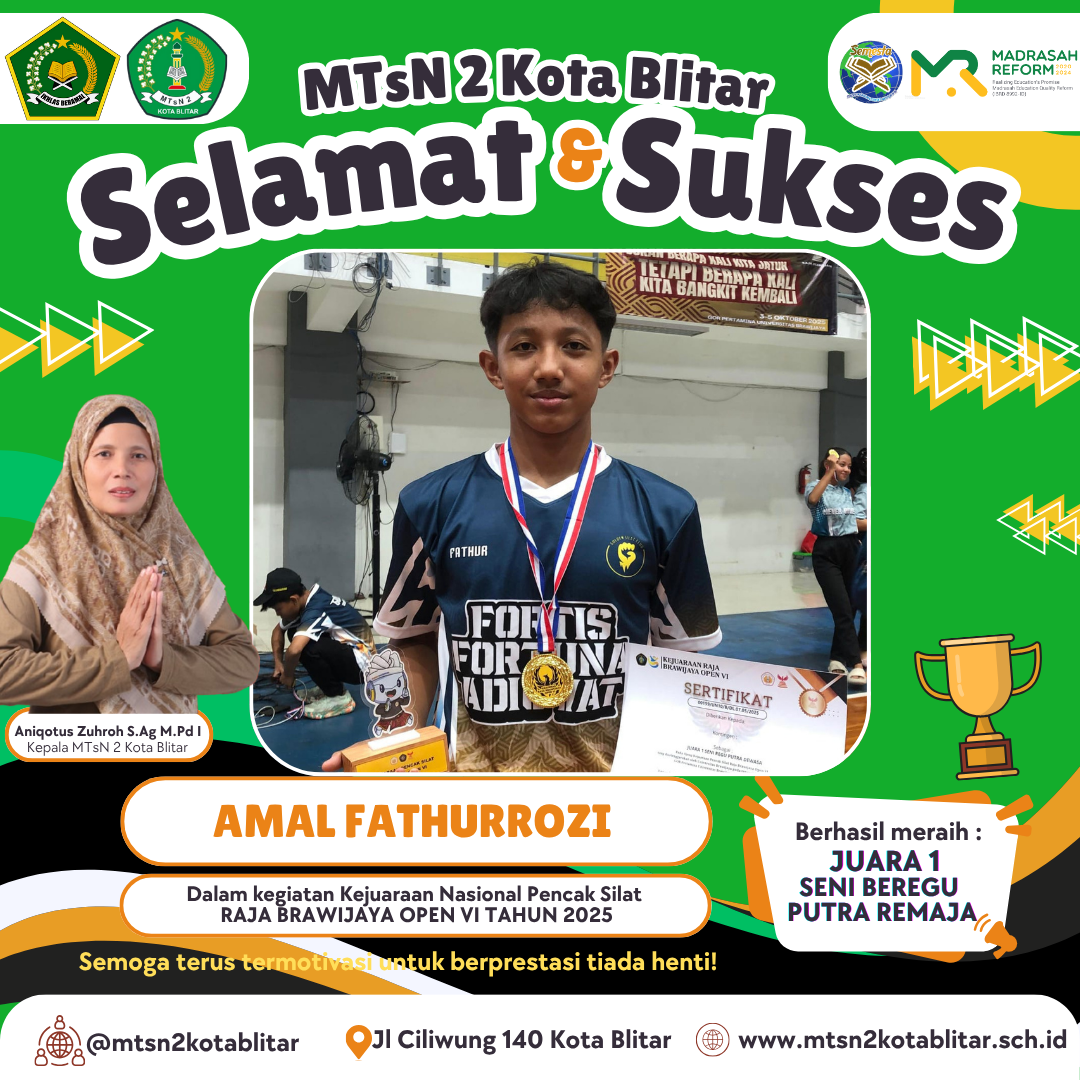 PRESTASI SISWA SISWI MTSN 2 KOTA BLITAR